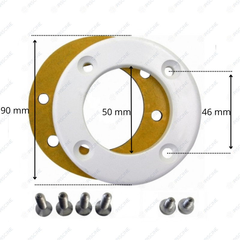Bride + vis + joints de refoulement easyline banche ( Astralpool ) référence 4402044802