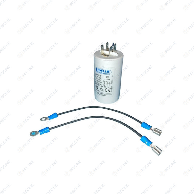Condensateur à fil moteur MEC 71 40x62 - 20 µF (KRIPSOL) reference RBM1060.12R