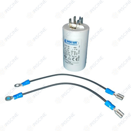 Condensateur à fil moteur MEC 71 40x62 - 20 µF (KRIPSOL) Moteurs KRIPSOL