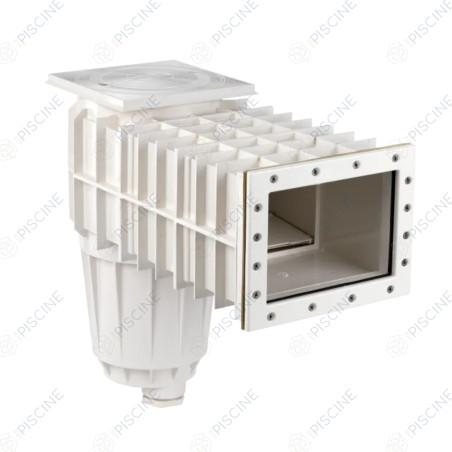 Skimmer Liner/Préfa. PM + Rallonge Complet (POOL'S) Skimmer GM 420x205 / PM 280x205