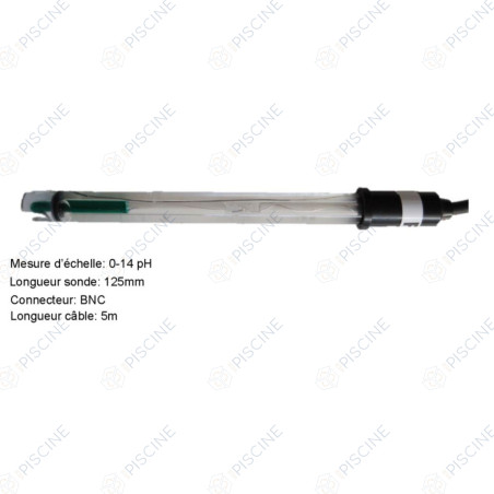 Sonde électrode PH avec 5m câble - DIV00318 Pompe doseuse EXACTUS manuelle