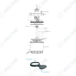 Bague de serrage + joint filtre P-FI-500 MTI500 a