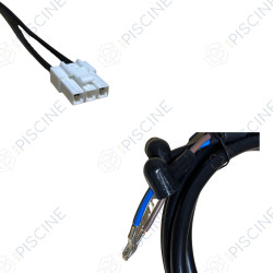 Cable cellule 2m 4mm² Electrolyseur Pool Technologie Cable cellule 2m 4mm² Electrolyseur Pool Technologie