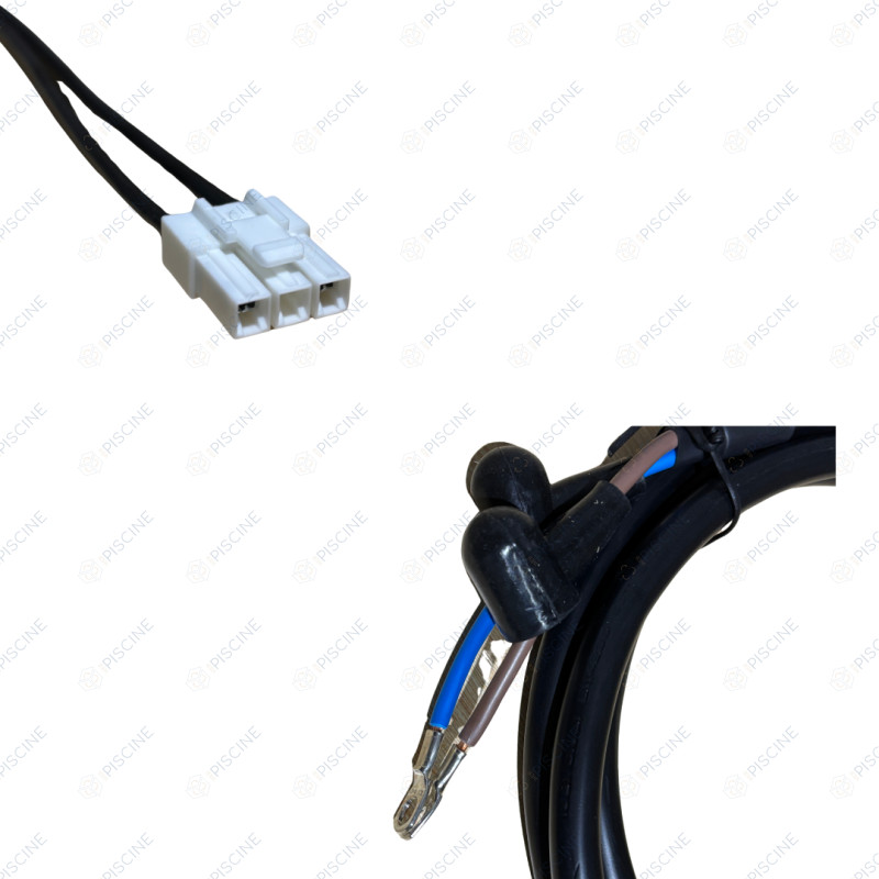 Cable cellule 2m 4mm² Electrolyseur Pool Technologie Cable cellule 2m 4mm² Electrolyseur Pool Technologie