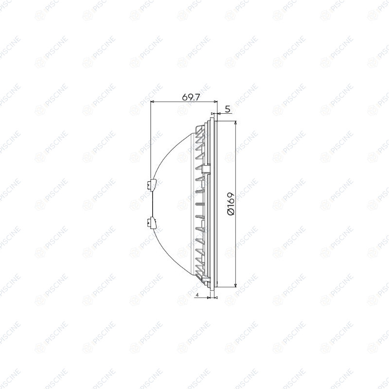 Ampoule PAR 56 Nouvelle Génération - pour projecteur de piscine Ampoule PAR 56 Nouvelle Génération - pour projecteur de piscine