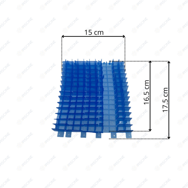 Brosse PVC bleue clair pour Dolphin NAUTY TC, ACAPOOLCO TC (MAYTRONICS) Brosse PVC bleue clair pour Dolphin NAUTY TC, ACAPOOLCO TC (MAYTRONICS)