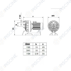 Pompe de Nage CCIH 200M Doll 11505 2CV Pompe de Nage CCIH 200M Doll 11505 2CV