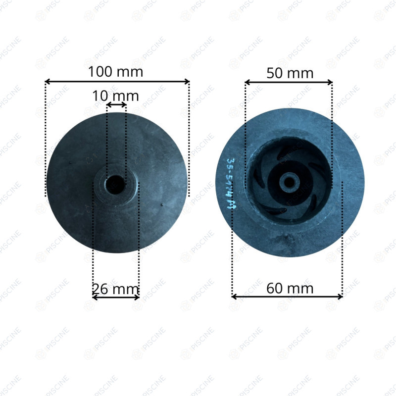 Turbine pompe Superflo 0,50CV Mono (PENTAIR) Pompe SUPERFLO PENTAIR Turbine pompe Superflo 0,50CV Mono (PENTAIR) Pompe SUPERFLO PENTAIR