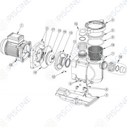 Turbine pompe Superflo 0,50CV Mono (PENTAIR) Pompe SUPERFLO PENTAIR Turbine pompe Superflo 0,50CV Mono (PENTAIR) Pompe SUPERFLO PENTAIR