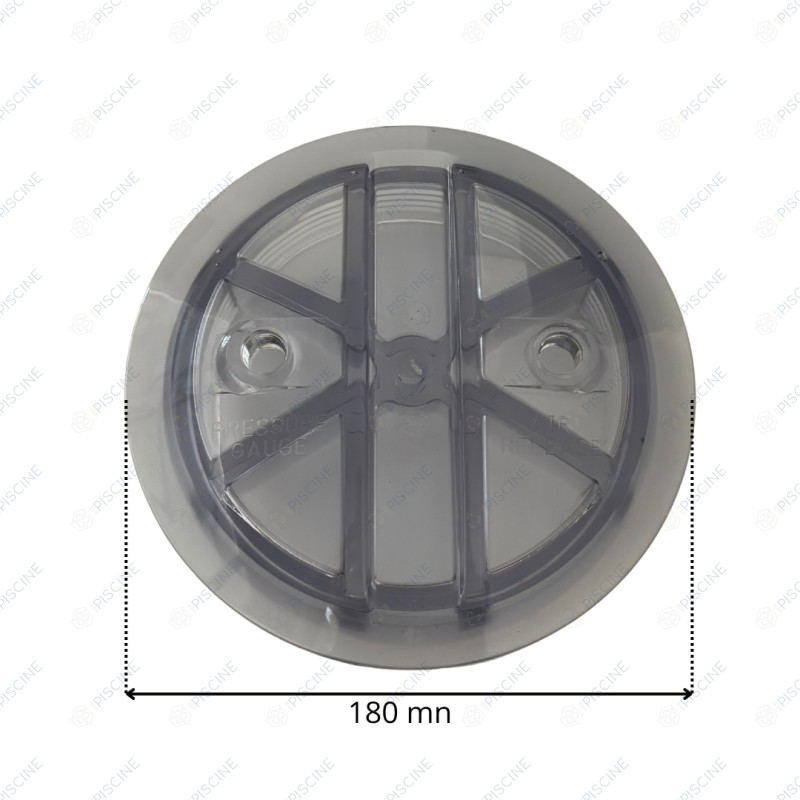Couvercle Polycarbonate 6" fileté FSAB LSR-18 (LACRON) reference 620929