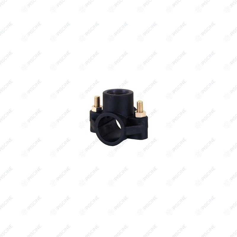 Collier de prise en charge PVC FxF (Ø63mm x3/4 à visser) - réf. 05145