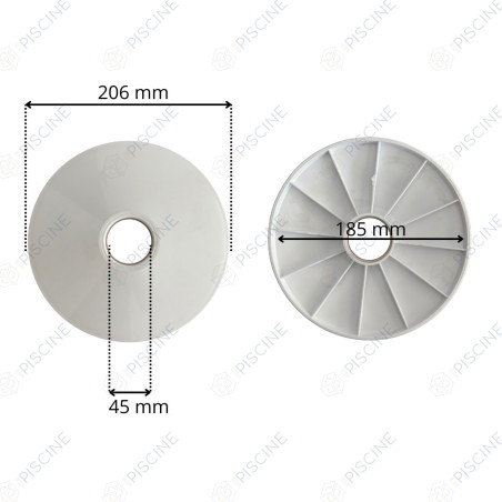 Skim-Vac SK SANS COUDE - (WELTICO) Skim-Filtre Hors-sol/Compact A300