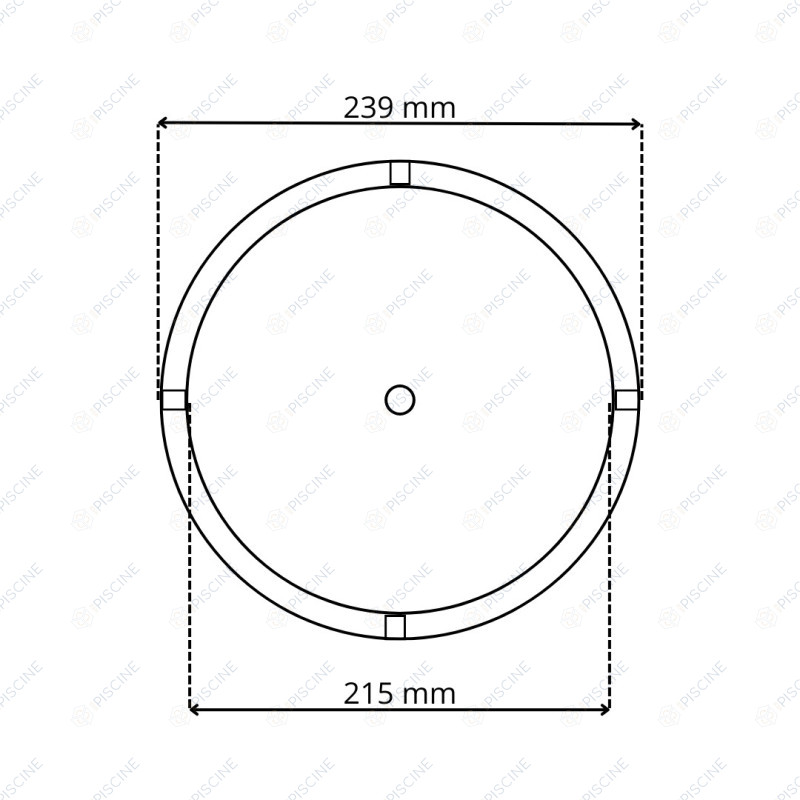 Couvercle FILTRE SAB Triton NM/Clear Pro - 8 1/2'' Transparent - (PENTAIR) reference R152500 Couvercle FILTRE SAB Triton NM/Clear Pro - 8 1/2'' Transparent - (PENTAIR) reference R152500