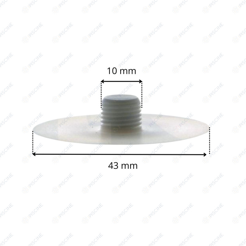 Menbrane de pompe electromagnétique 43 mm EMEC Procopi BWT ph ou redox