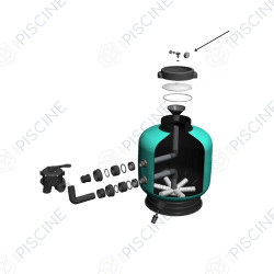 Manomètre Broadex Diam 52 0-3 Bar (Gemas) - réf. XG021000041