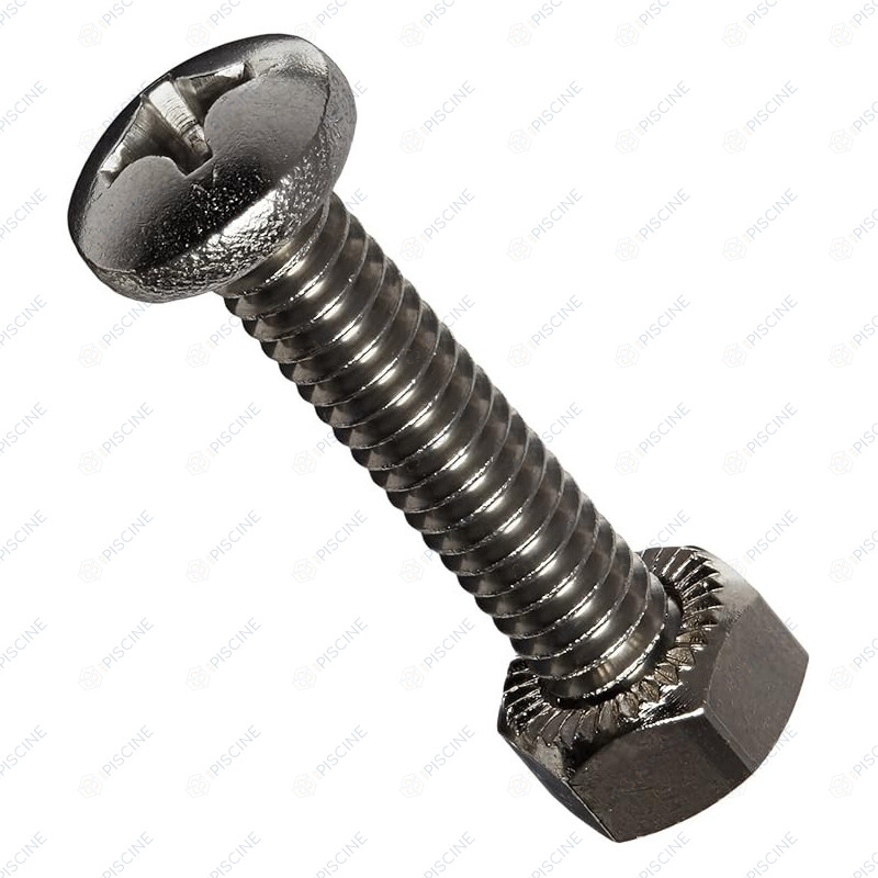 Vis / Ecrou (6) Couvercle VANNE SP710/715 -  (HAYWARD) Vannes Multivoies