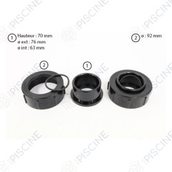 Kit raccord pompe à chaleur Garden pac
