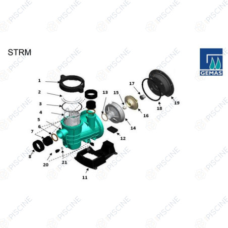 Diffuseur STRM (Gemas) - Réf. XG0111STRM07
