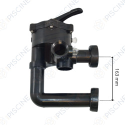 Vanne Side 6 voies noir 1"1/2 filtre Azur/Cristal-Flo calypso PENTAIR Vanne Side 6 voies noir 1"1/2 filtre Azur/Cristal-Flo calypso PENTAIR
