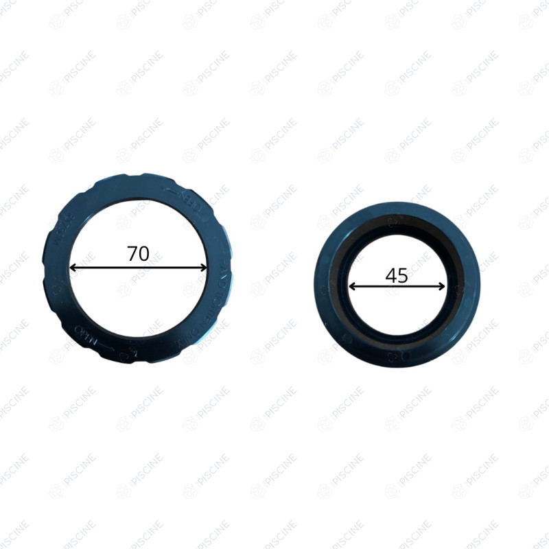 Kit raccord union Ø50mm PPE RSII/SPII DI 0,75 à 1 CV (Hayward) - Référence RSX750EPAKDI