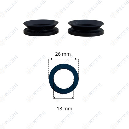 Joints en V pompe Victoria / Glass Plus - 2 HP - 3 HP (ASTRAL) Pompe VICTORIA (Plus) et SPRINT ASTRALPOOL