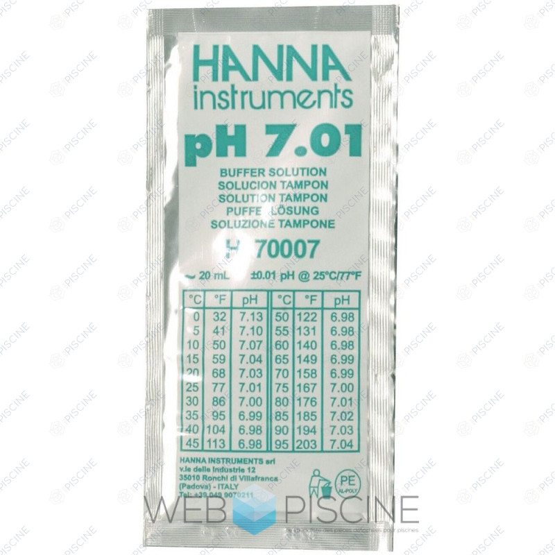 Solution Tampon pour Etalonage Piscine Solution Tampon pour Etalonage Piscine