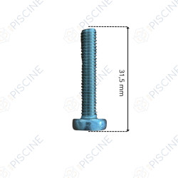 Vis 80278 tête bombée pisidrive A2 M6x30 DIN 7985A - VAN SM 10. SM 20. SM 30 - ex 080007 (PRAHER)