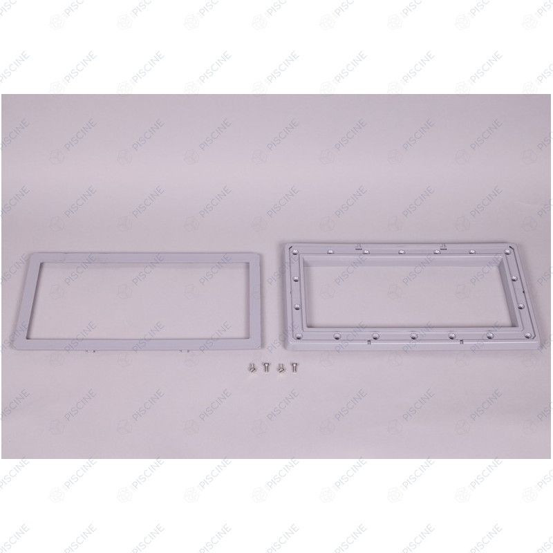 Bride SK GM Béton + enjoliveur + vis métriques M6x12mm - GRIS (Astralpool) - réf. 4402010145