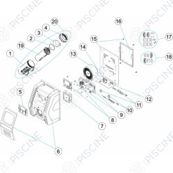 Electrode / Cellule 7 plaques VX7 APR7 pour APR 25S, Salt Expert 25 g/h (Astralopool) - réf. 21906C Electrode / Cellule 7 plaques VX7 APR7 pour APR 25S, Salt Expert 25 g/h (Astralopool) - réf. 21906C