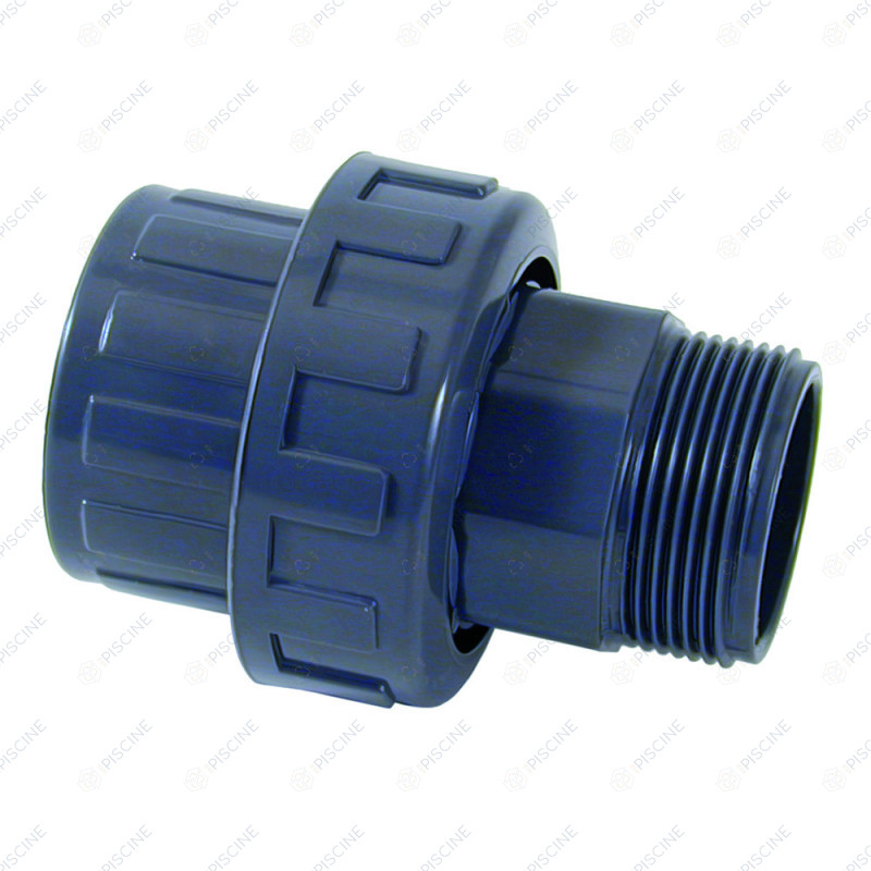 Raccord union 3 piéces 75 à coller et vissé 2"1/2