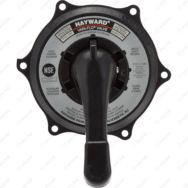 Dessus de vanne SP710/711/712 Noir (HAYWARD) référence SPX0710XBA17