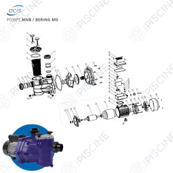 Vue éclatée pompe MNB / BERING MD (Acis)