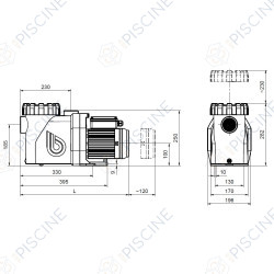 Pompe de filtration piscine BWT Eurostar III Pompe de filtration piscine BWT Eurostar III