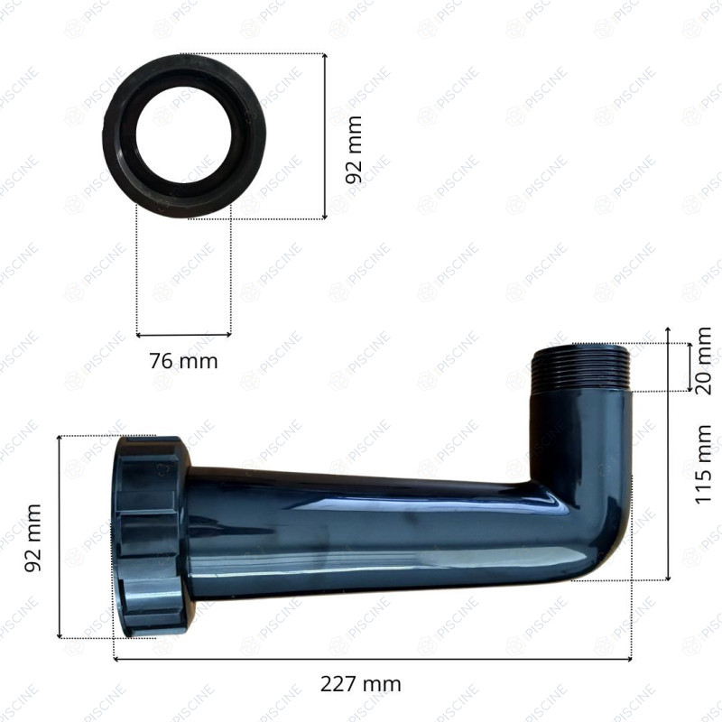 Kit Raccordement 1"1/2 Vanne FSAB Ibiza,Toledo,Balear (KRIPSOL) reference RRFI0006.10R