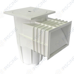 Skimmer avec couvercle carré - Pour piscines en béton référence 00250