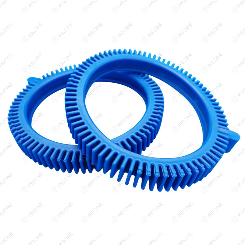 Pneu Super Hump bleu x2 pour Aquanaut 200 / 250 / 400 / 450 (Hayward) - réf. PVXS11PK2-234