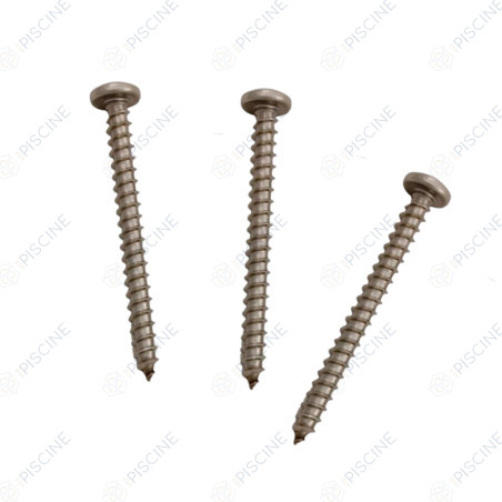 Vis de fixation supérieure (x3) pour AquaNaut 200/250/400/450 (Hayward) - réf. SCRX4012PK3