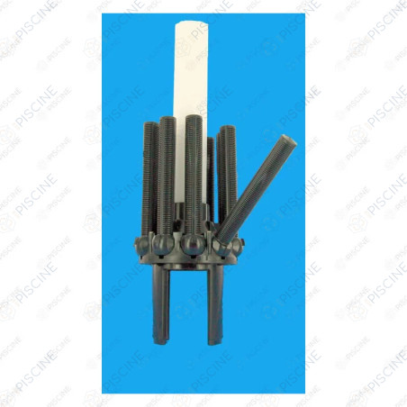 Diffuseur inférieur de filtre SAB S0210T(XE)/Swimpro 196 & 236 - avec tube central + crépines (HAYWARD) reference SX210DAS