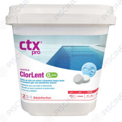 Chlore lent 5 Kg CTX-370 sans acide borique