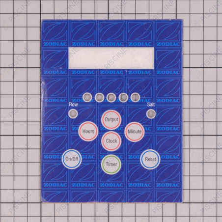 Sticker panneau de contrôle Ei (Zodiac) Electrolyseur Ei