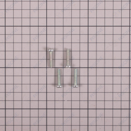 Vis M4x20 mm de fixation du capot (coffret et capot inférieur) (Zodiac) Régulateurs TRi pH et TRi Pro