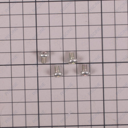 Vis M4x6 mm de fixation inférieure du capot (Zodiac) Electrolyseur TRi