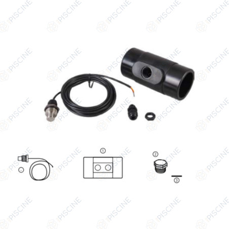 Sonde de température + porte sonde électrolyseur (Hayward) - réf. T-OPTION-TEMP