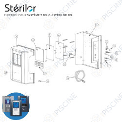 Vue éclatée électrolyseur Système 7 Sel & Stérilor Sel (Stérilor)