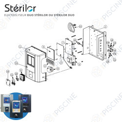 Vue éclatée électrolyseur Duo Stérilor ou Stérilor Duo (Stérilor)