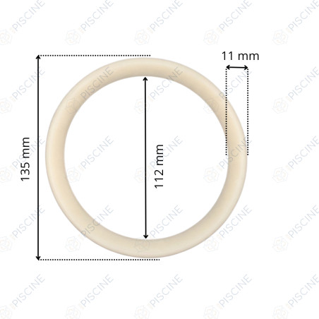 Joint ampoule PROJ Ady/Série France 136 x 111 mm -A L'UNITE (ex-6102009) reference 44000047-P1