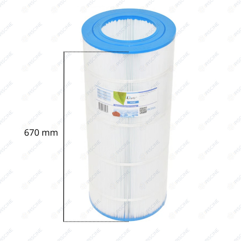 Cartouche filtrante Compatible Waterway Cleanwater, Waterway Pool 150 (Darlly) - réf. PC104 Cartouche filtrante Compatible Waterway Cleanwater, Waterway Pool 150 (Darlly) - réf. PC104