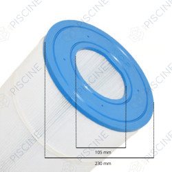Cartouche filtrante Compatible Sta-Rite 50TX, 50GPM-TX, 50TXR, T-50TX, T-50TXR, PTM50 (Darlly) - réf. PC116
