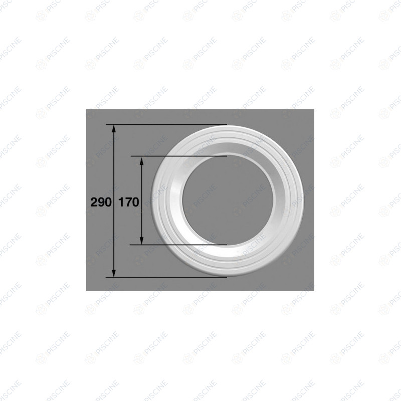 Collerette / enjoliveur + vis projecteur PL84C référence 44020042-P1