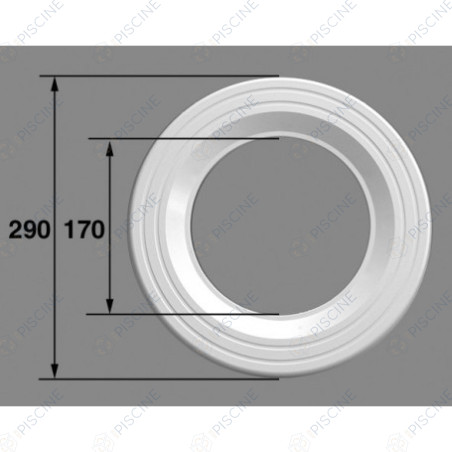 Collerette / enjoliveur + vis projecteur PL84C référence 44020042-P1